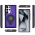 TPU+Textured PC Magnet для Samsung Galaxy S24 Ultra – Purple. Фото 3 из 4