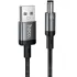 Кабель живлення для роутера/модема Hoco X129 Advantage USB-DC 5V (1m) – Black. Фото 1 з 6