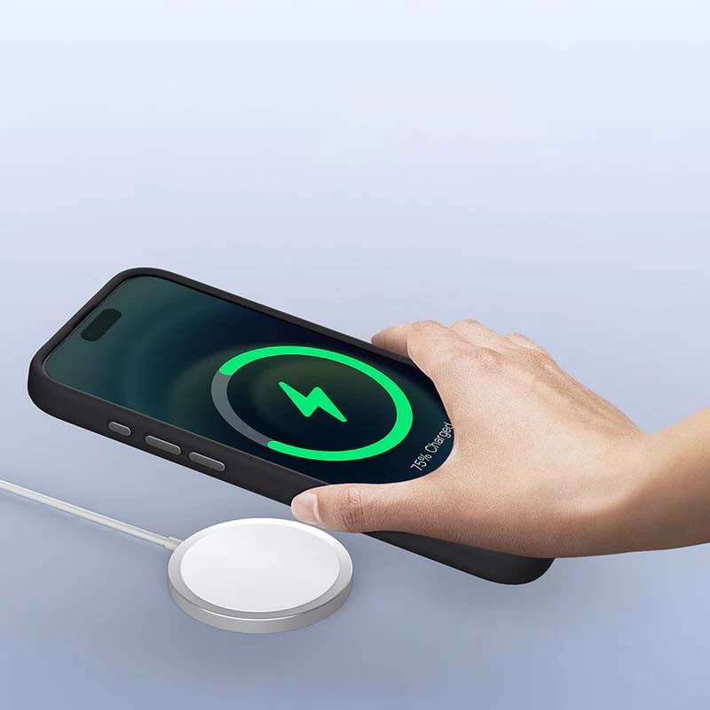 Чехол Silicone Nillkin LensWing Prop Magnetic для Apple iPhone 16 Pro Max – Черный / Black. Фото 16 из 16