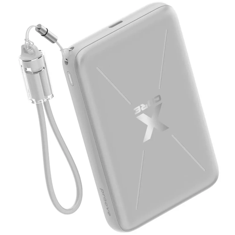 Портативний ЗП Power Bank Proove X-Core 22.5W з БЗП 10000 mAh – silver. Фото 4 з 7