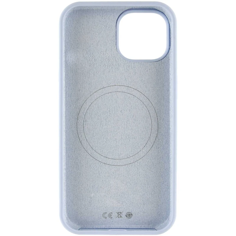 Чохол Silicone Armor Max no logo with MagSafe для Apple iPhone 12 (6.1") – Блакитний / Lilac Blue. Фото 4 з 6