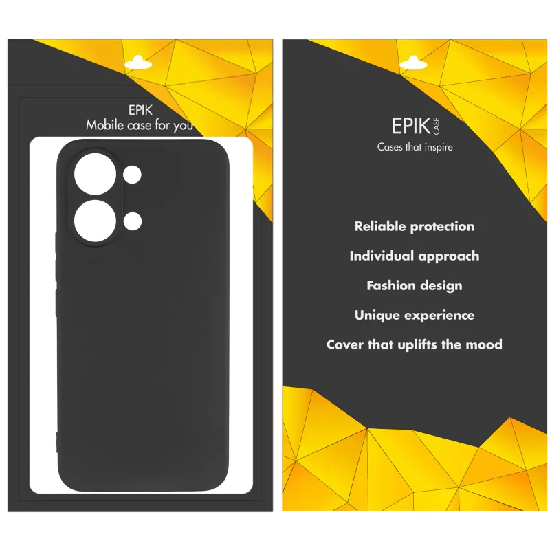 Чёрный силиконовый чехол Epik с защитой камеры для Xiaomi Poco X8 Pro Max – Черный. Фото 6 из 9