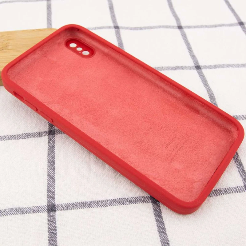 Чохол Silicone Case Square з захистом камери на Apple iPhone XS (5.8") фото 4 з 6