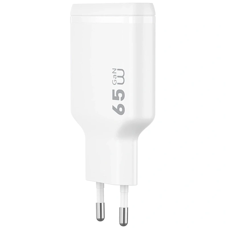 МЗП WIWU G035 Essen PD65W GaN (2USB-C) – White. Фото 4 з 6