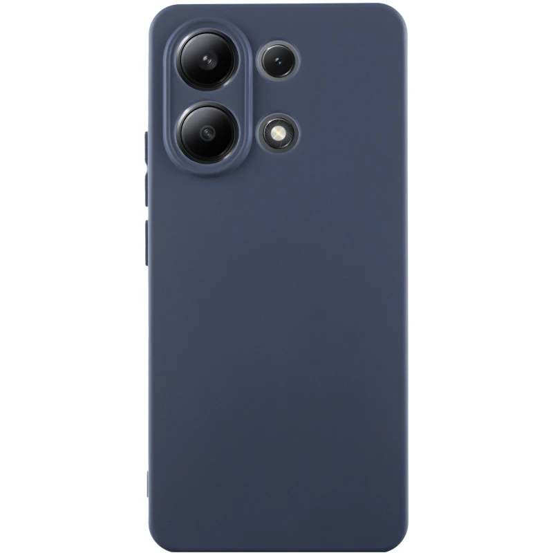 Чехол Silicone Case Lakshmi Premium з закритою камерою на Xiaomi Redmi Note 12 Pro 5G – Темно-синий / Midnight blue. Фото 1 из 1