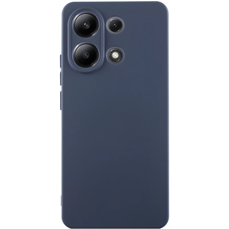 Чохол Silicone Case Lakshmi з закритою камерою на Xiaomi Redmi Note 13 4G – Синій / Midnight Blue. Фото 2 з 10