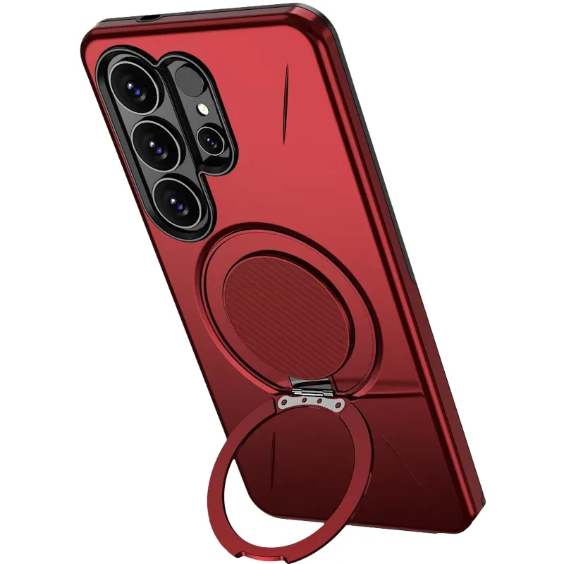 TPU+PC чохол Kalebol Magnetic Case для Samsung Galaxy S26 Ultra – Red. Фото 3 з 3