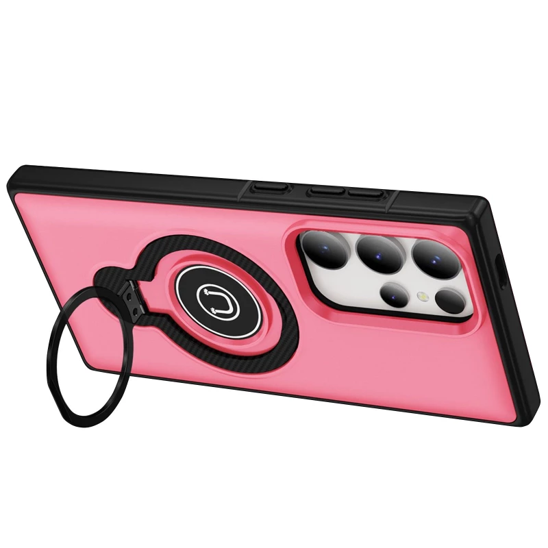 TPU+Textured PC Magnet для Samsung Galaxy S25 Ultra – Pink. Фото 2 из 4