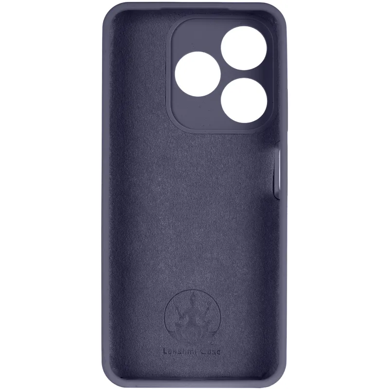 Чохол Silicone Case Lakshmi Premium із закритою камерою для TECNO Spark 10 – Темно-синій / Midnight blue. Фото 6 з 8