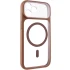 Чохол TPU GETMAN Moon Clear with MagSafe для Apple iPhone 12 Pro (6.1") – Brown. Фото 2 з 5