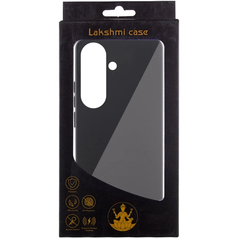 Чехол Silicone Case Lakshmi Premium на Samsung Galaxy S26+ – Черный / Black. Фото 2 из 2