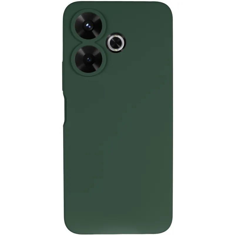 Чехол Silicone Case Lakshmi Premium з закритою камерою на Xiaomi Poco M6 4G – Зеленый / Cyprus Green. Фото 3 из 8