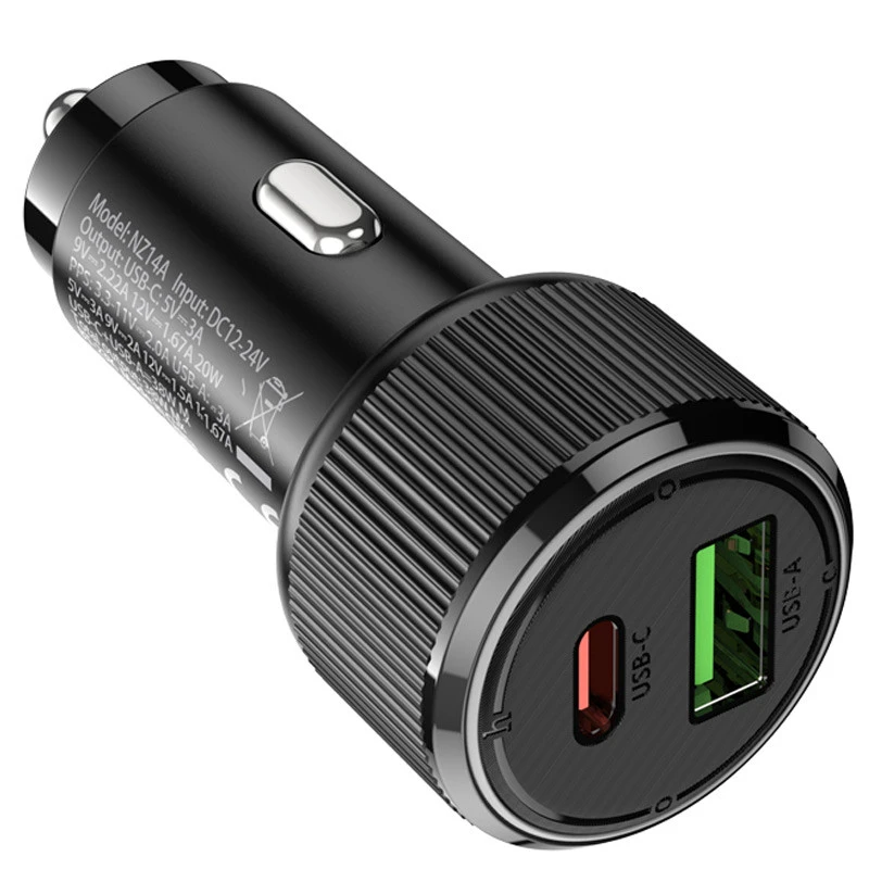 АЗУ Hoco NZ14A Guerrero PD20W+QC3.0 (1C1A) – Black. Фото 4 из 8