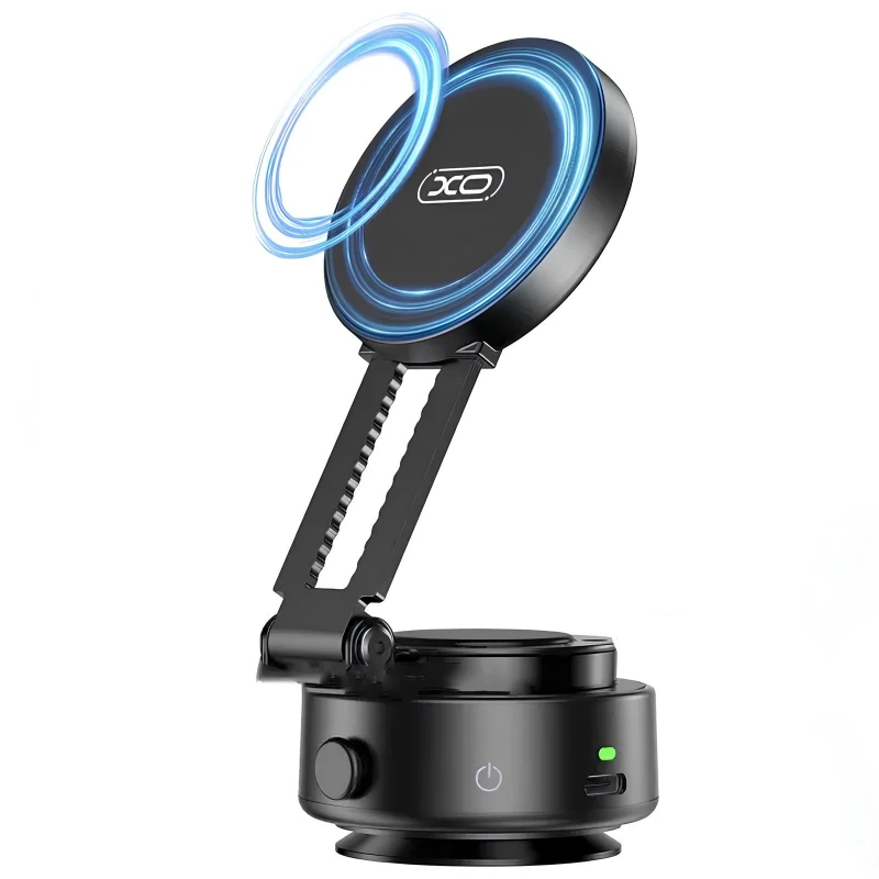 Автотримач XO C168 Rotary Adsorption Magnetic 360° – Black. Фото 2 з 4