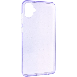 Блискучий силіконовий чохол на Samsung Galaxy A05 — Purple