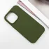 Чехол Silk Full Protective (AA) NO LOGO для Apple iPhone 13 Pro (6.1") – Зеленый / Dark Olive. Фото 3 из 8