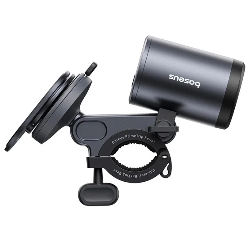 Вело- Мото- тримач+ліхтар Baseus PrimeTrip Series 2-in-1 (C12569000121-0) – Cosmic Black. Фото 5 з 6