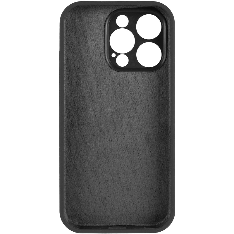 Чехол Silk Full Camera Protective (AA) NO LOGO для Apple iPhone 15 Pro Max (6.7") – Черный / Black. Фото 6 из 7