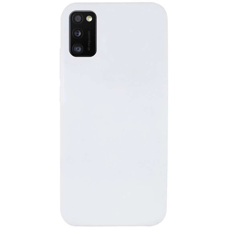 

Чехол Silicone Case без лого для Samsung Galaxy A41 (Белый / White), Білий / white