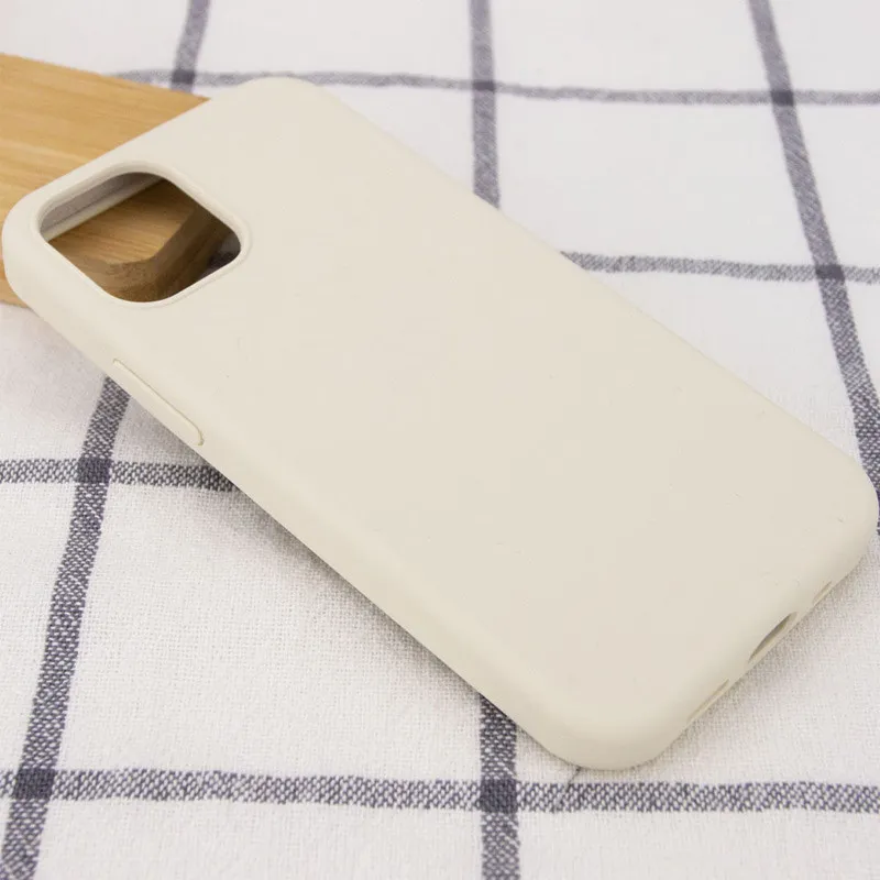 Чехол Silk Full Protective (AA) NO LOGO для Apple iPhone 15 Pro (6.1") – Бежевый / Antigue White. Фото 4 из 6