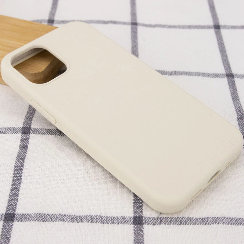Чехол с закрытым низом Silicone Case для Apple iPhone 15 Pro (6.1") – Бежевый / Antigue White. Фото 4 из 6