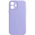 Чохол Silk Full Camera Protective (AA) NO LOGO для Apple iPhone 12 (6.1") – Бузковий / Lilac. Фото 1 з 1