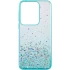 Чохол з блискітками для Xiaomi Redmi Note 13 Pro 4G – Бірюзовий. Фото 2 з 3