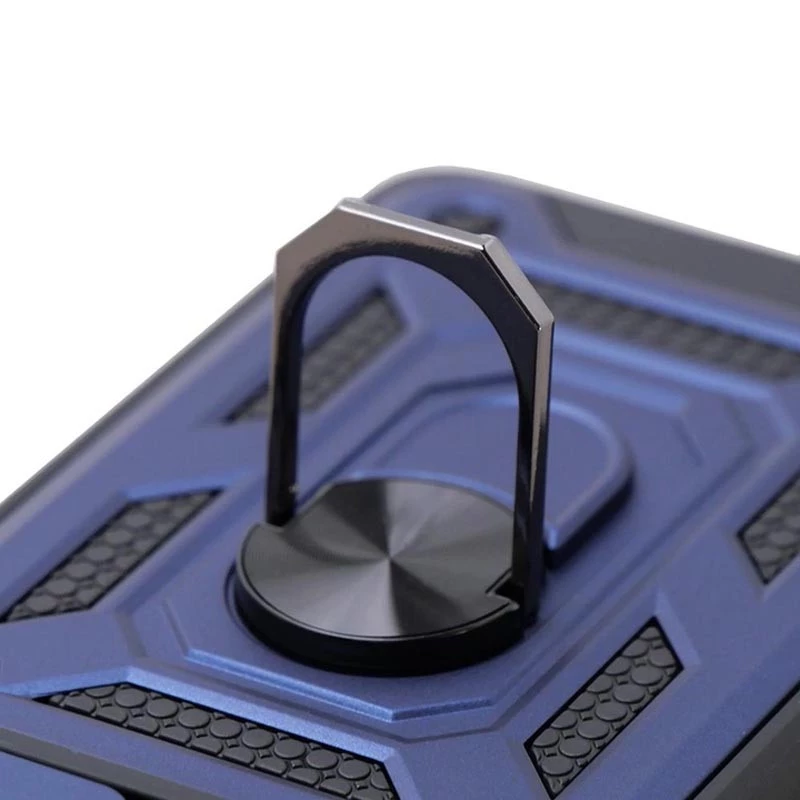 Ударопрочный чехол Serge Ring с защитой камеры для Apple iPhone 7 plus / 8 plus – Синий. Фото 3 из 3