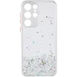 Чехол с блестками и защитой камеры для Samsung Galaxy S23 Ultra – Прозрачный. Фото 2 из 11