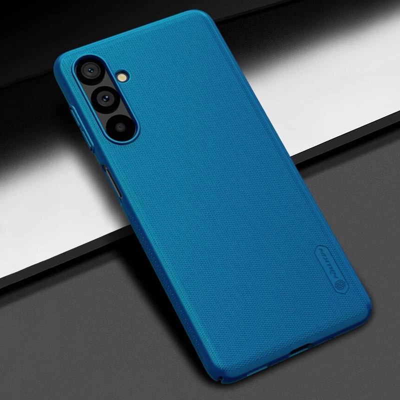 Пластикова накладка Nillkin Frost на Samsung Galaxy M54 5G – Бірюзовий / Peacock blue. Фото 7 з 7