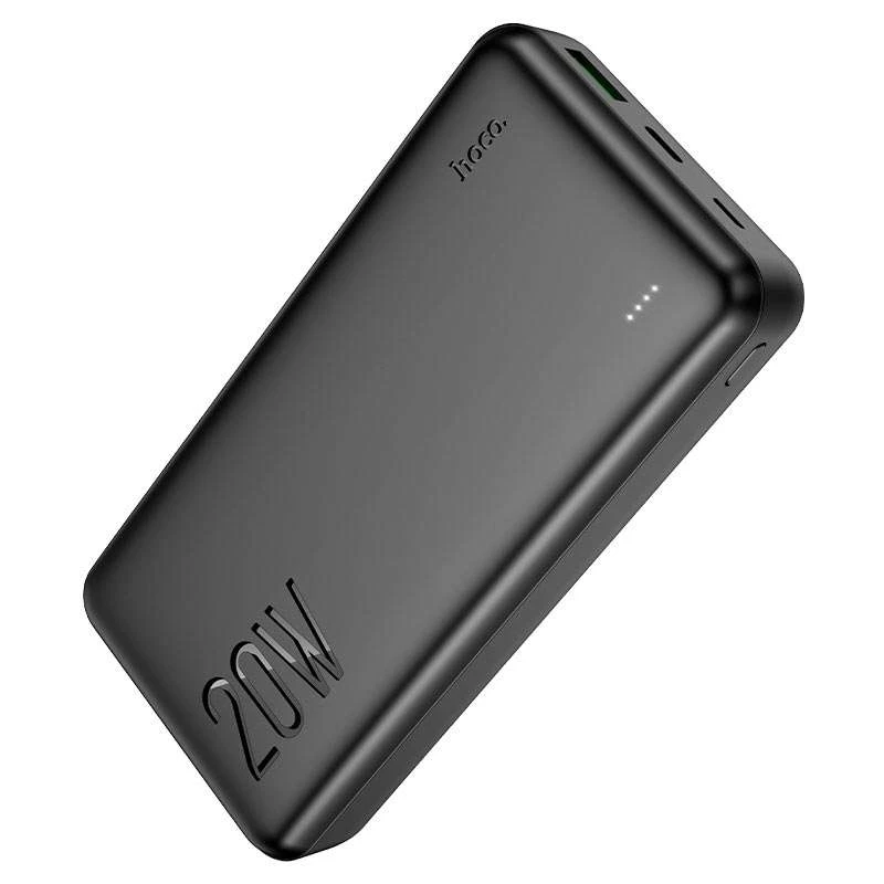 Портативне ЗП Power Bank Hoco J87A Tacker PD20W+QC3.0 20000 mAh – Чорний. Фото 1 з 5