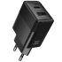 МЗП Hoco CS112A Lounge PD30W+QC3.0 (1USB-A/1C) – Black. Фото 4 з 5