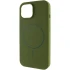 Чохол Silk Full Protective (AA) NO LOGO with Magnetic Fit для Apple iPhone 14 (6.1") – Зелений / Dark Olive. Фото 3 з 7