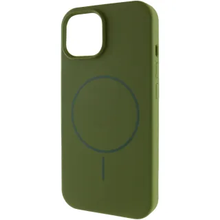 Чохол Silk Full Protective (AA) NO LOGO with Magnetic Fit для Apple iPhone 17 Pro Max (6.9") — Зелений / Dark Olive