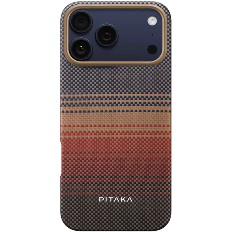 Чохол PC PITAKA with MagSafe для Apple iPhone 17 Pro (6.3") – Sunset. Фото 4 из 5