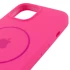 Чохол Silicone Armor Max with MagSafe для Apple iPhone 11 (6.1") – Рожевий / Barbie pink. Фото 8 з 9