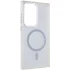 Силиконовый чехол Lyon из MagSafe на Samsung Galaxy S23 Ultra – White. Фото 2 Силиконовый чехол Lyon из MagSafe на Samsung Galaxy S23 Ultra – White. Фото 2 из 8