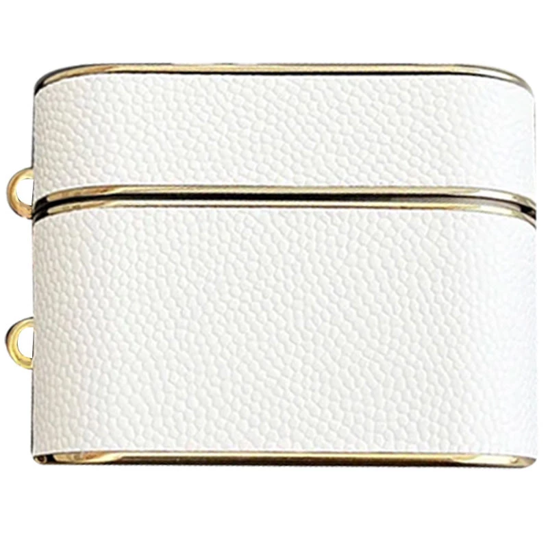 

Кожаный футляр Suitcase для наушников AirPods Pro / Pro 2 (White)