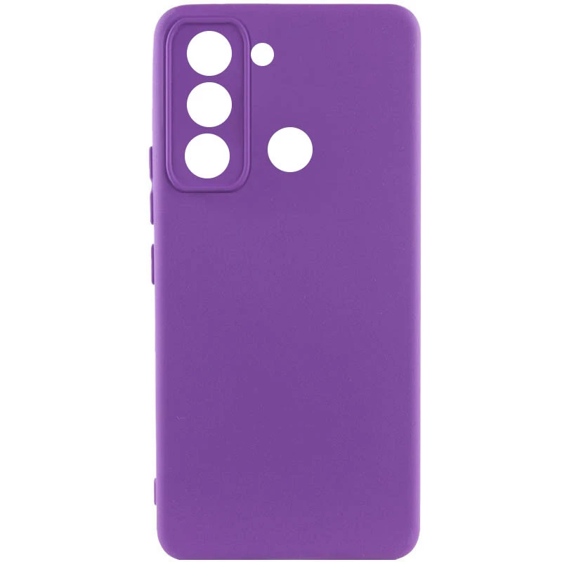 

Чохол Silicone Case Lakshmi з закритою камерою на TECNO Spark 8C (Фіолетовий / Purple)