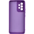 Кольоровий силіконовий чохол GETMAN із закритою камерою для Samsung Galaxy A32 (A325F) 4G – Фіолетовий / Purple. Фото 3 з 6