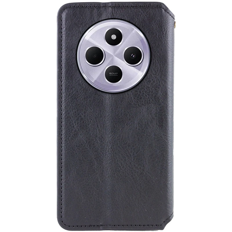 Чохол книжка GETMAN кубик для Xiaomi Poco M7 – Чорний. Фото 5 з 8