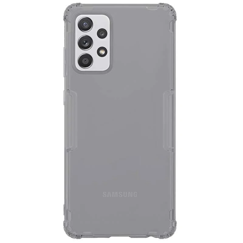 

Ультратонкий силиконовый чехол Nillkin для Samsung Galaxy A72 4G / A72 5G (Серый (прозрачный)), Сірий (прозорий)