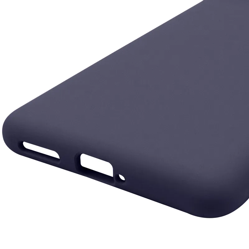 Чохол Silicone Case Lakshmi Premium із закритою камерою для Motorola Edge 60 Fusion – Темно-синій / Midnight blue. Фото 8 з 8