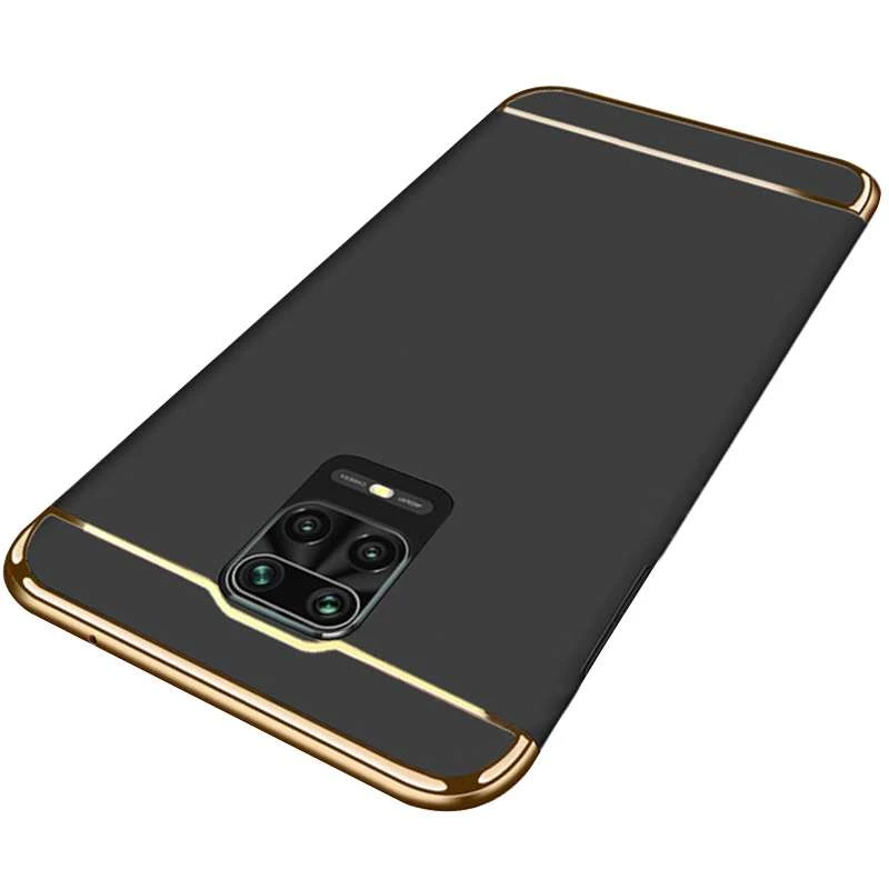 

Пластиковая накладка с хромом для Xiaomi Redmi Note 9s / Note 9 Pro / Note 9 Pro Max (Черный), Чорний