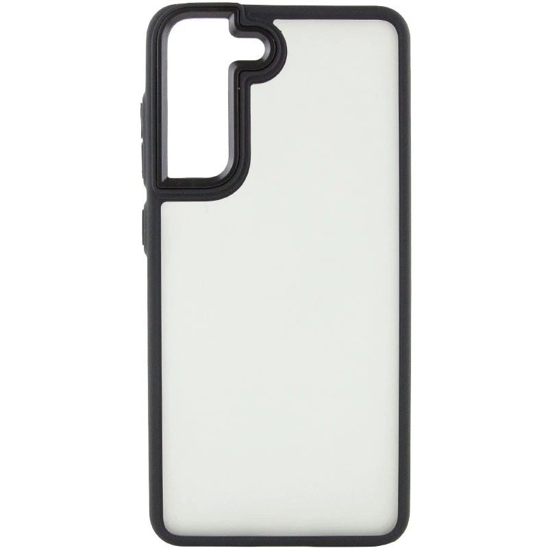 Чехол TPU+PC Lyon Frosted на Samsung Galaxy S21 FE – Black. Фото 3 из 7