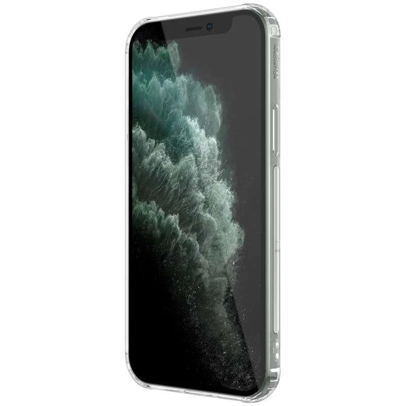 Ультратонкий силіконовий чохол Nillkin на Apple iPhone 12 Pro Max (6.7") – Безбарвний (прозорий). Фото 3 з 7