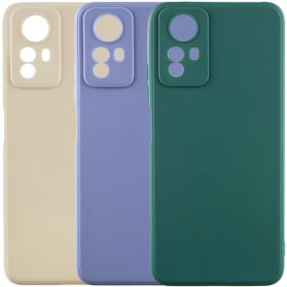 Цветной силиконовый чехол с защитой камеры для Xiaomi Redmi Note 12S фото 1 из 2
