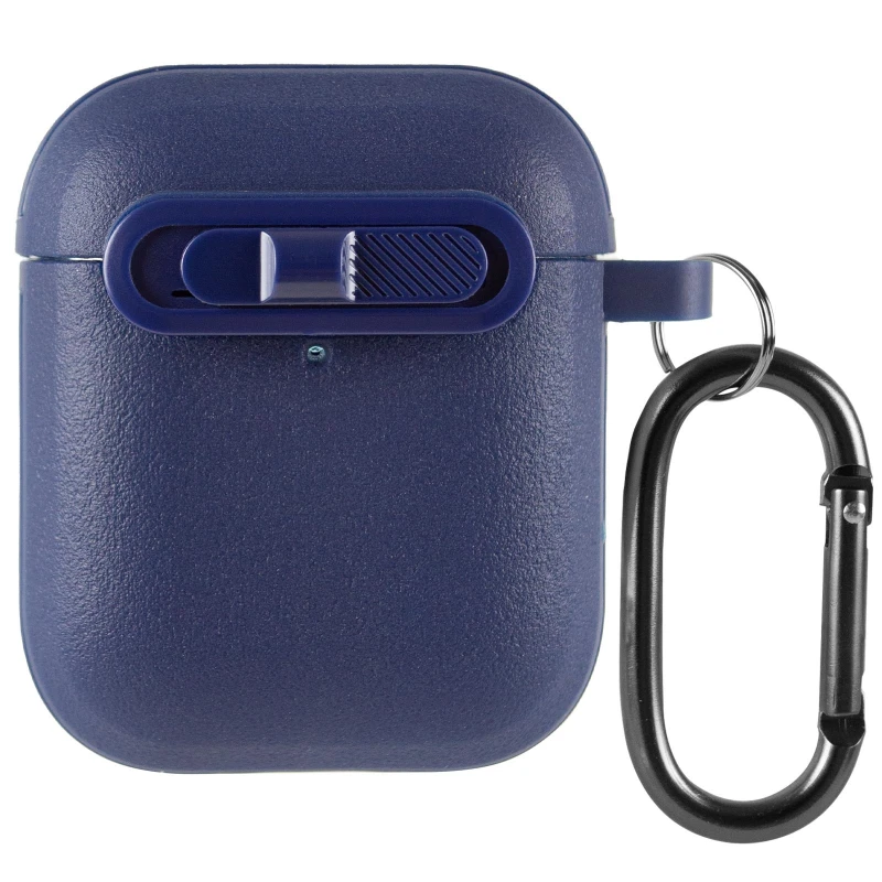 Футляр Frosted для наушников Airpods 1/2 – Blue. Фото 1 из 7