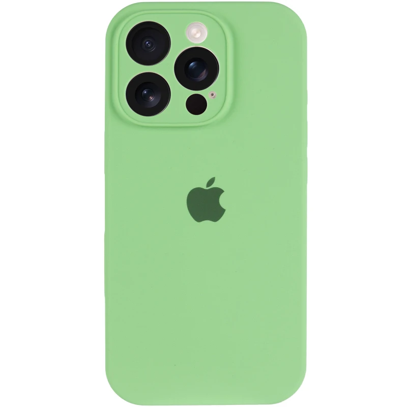 Чохол Silicone Case з захистом камери на Apple iPhone 13 Pro Max (6.7") – М'ятний / Mint. Фото 4 з 15