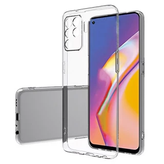 Ультратонкий силиконовый чехол 1,5 мм с защитой камеры для Oppo Reno 5 Lite фото 1 из 5